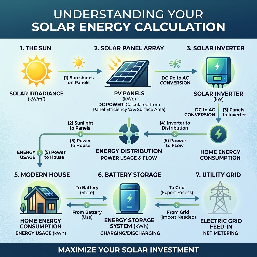 Solar calculation diagram